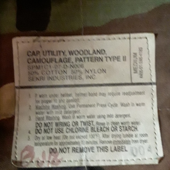 Military army style mens hat - Picture 4 of 8